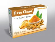 صابون زردچوبه شفاف اورکلین EVER CLEAN