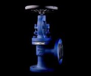 شیر کروی (angle type globe valve)