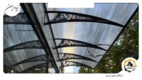 تولید و فروش بارانگیر فلزی با پوشش پلی کربنات