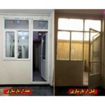 تعویض در و پنجره قدیمی با دوجداره upvc اقساط ۶ ماه